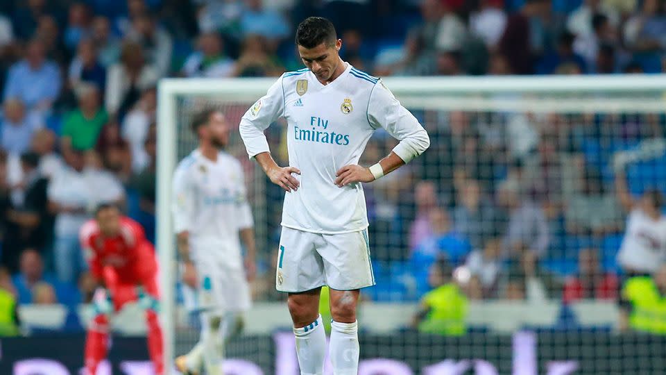 It proved an unhappy return for Ronaldo in La Liga. Pic: Getty