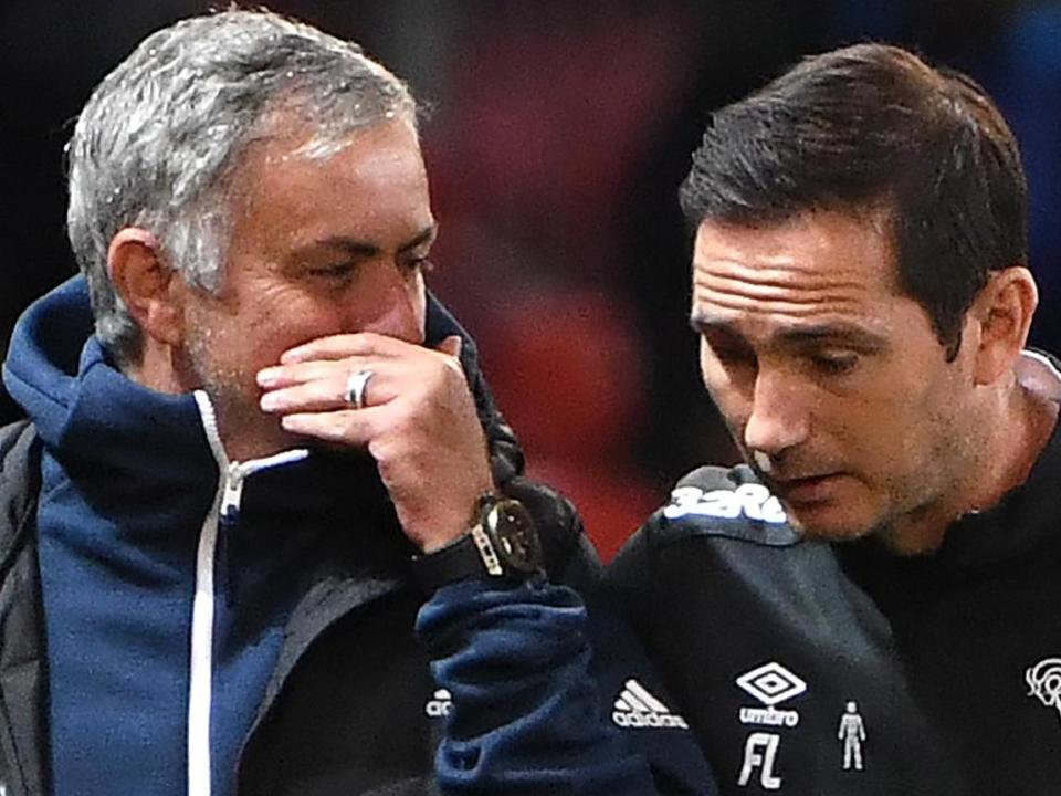 Jose Mourinho and Frank Lampard: AFP/Getty Images