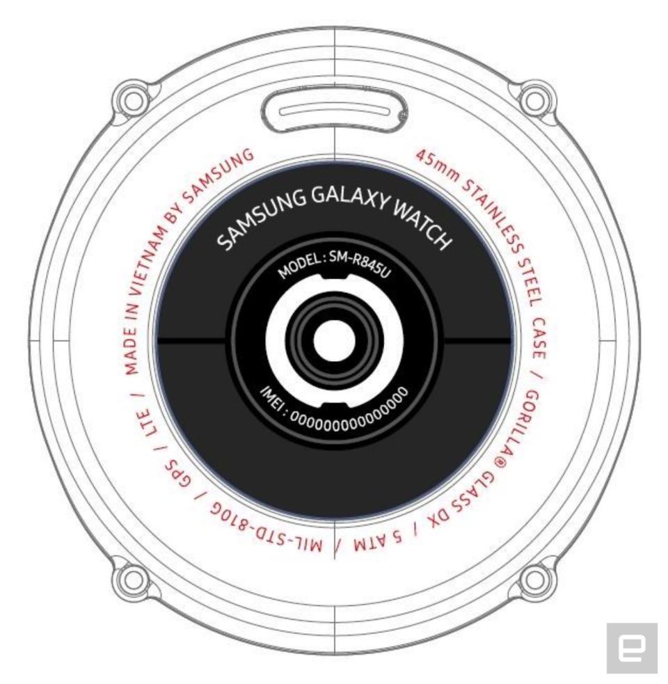 Samsung Galaxy Watch (2020) at the FCC