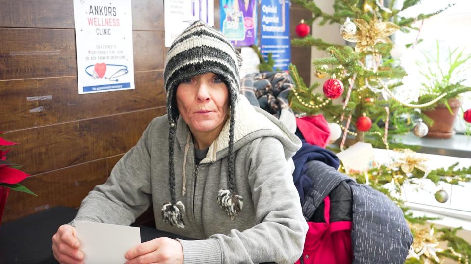 Diana Shuttleworth is pictured at a wellness session at ANKORS in Cranbrook, B.C. on Tuesday, Dec. 19, 2023. 