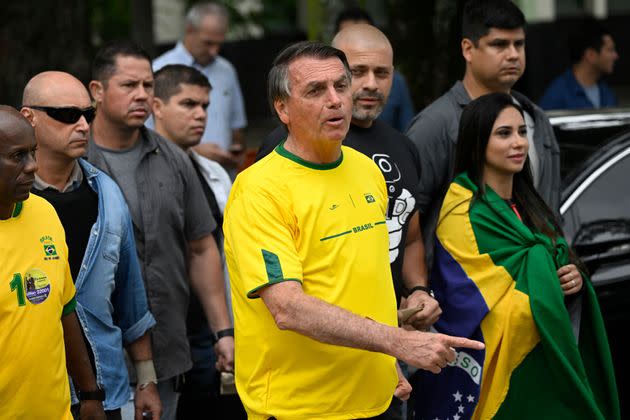 Bolsonaro has made it clear that he intends to contest the results of an election loss, raising questions about how he will react to his defeat in Sunday's contest. (Photo: MAURO PIMENTEL via Getty Images)