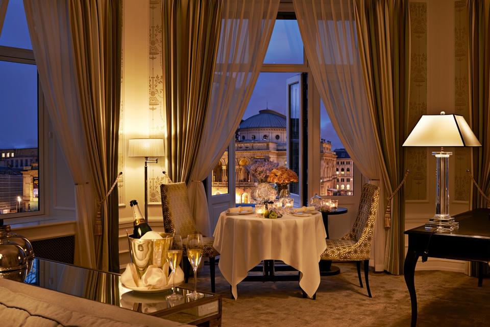 Private dinner in Themed Suite at d’Angleterre