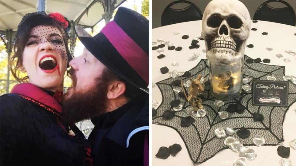 The most spooktacular Halloween weddings