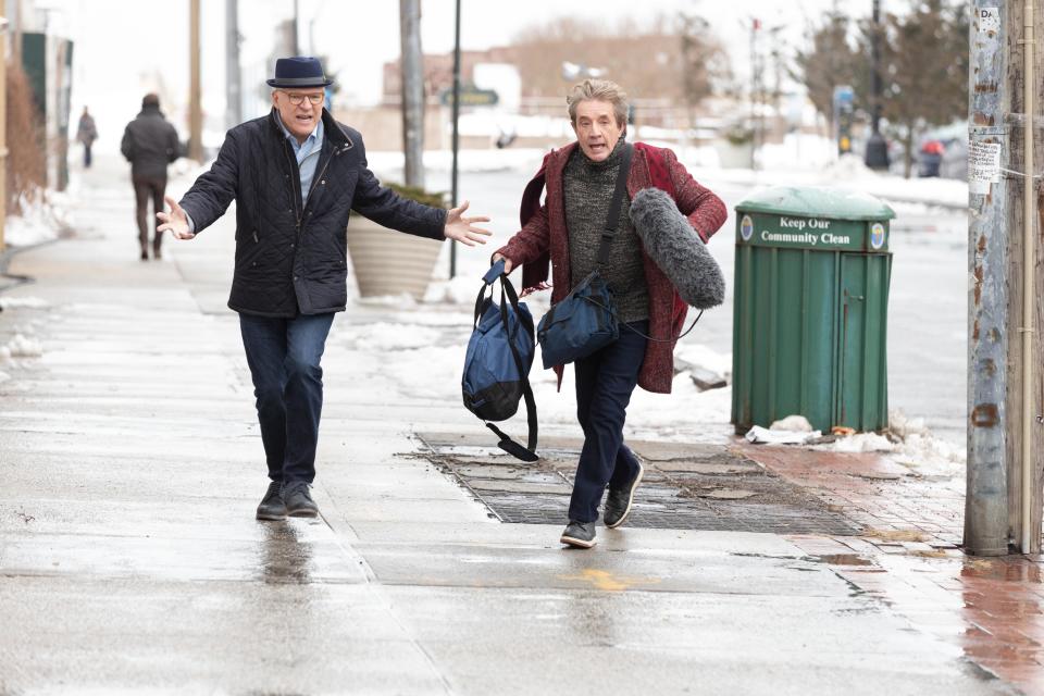 Steve Martin and Martin Short do some sleuthing on their own. - Credit: Craig Blankenhorn/Hulu