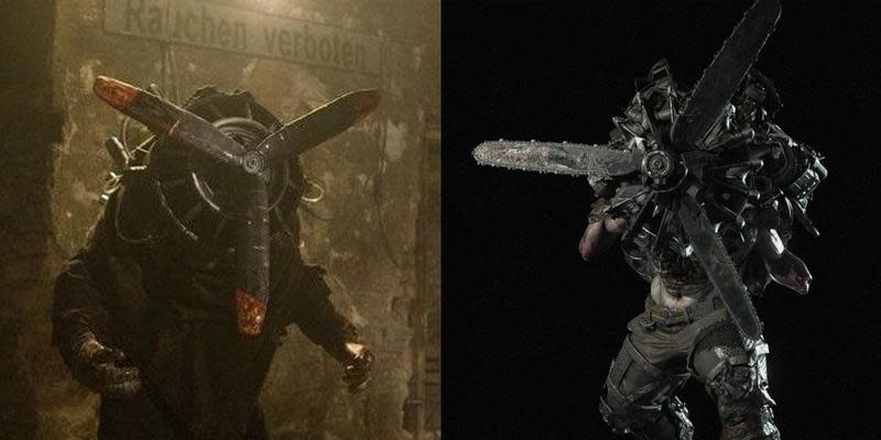 《惡靈古堡8》的怪物設計被指控抄襲。（翻攝自@CloneKorp Twitter）