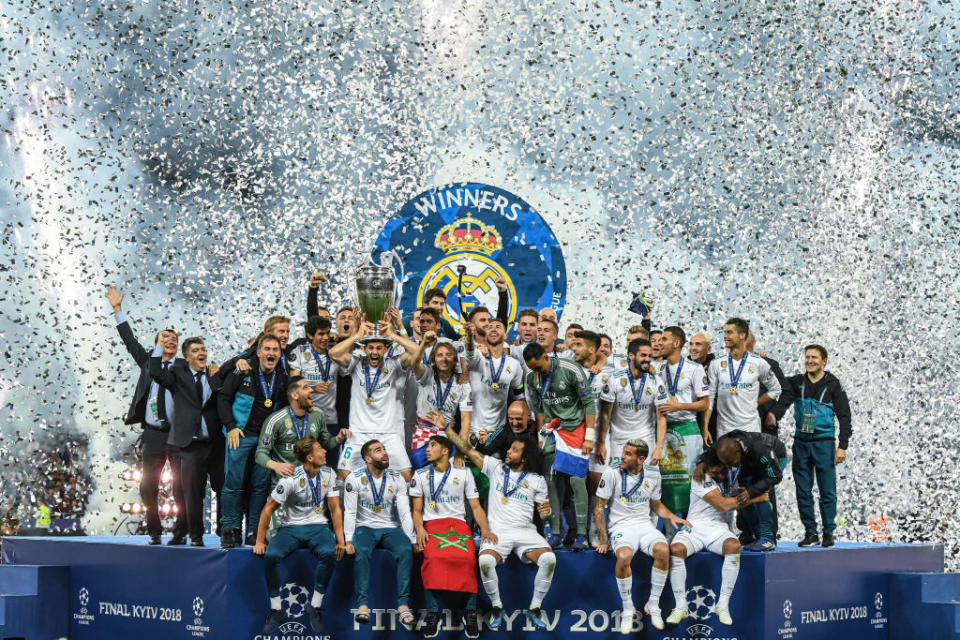 Die meisten Titel in der Champions League holte im vergangenen Jahrzehnt Real Madrid. Mit 1302 Punkten aus 577 Spielen mussten sich die Königlichen in diesem Ranking aber mit Platz zwei abfinden. (Bild: Getty Images)