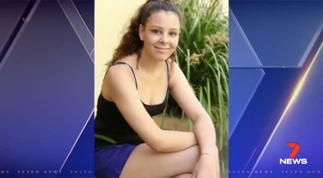 Missing teen Cassie Olczak. Source: 7News