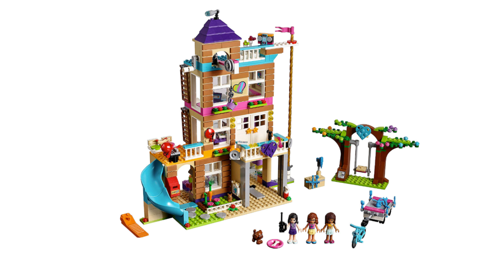 Your little one will love the Friendship House that comes with mini-figures of the TV shows stars: Olivia, Emma and Andrea. The four-story home also includes a performance terrace, friendship tree and Dash the dog. Suitable for ages 6+. <a href="https://fave.co/2nTDA9r" rel="noopener" target="_blank" data-ylk="slk:Shop here.;elm:context_link;itc:0;sec:content-canvas" class="link ">Shop here.</a>
