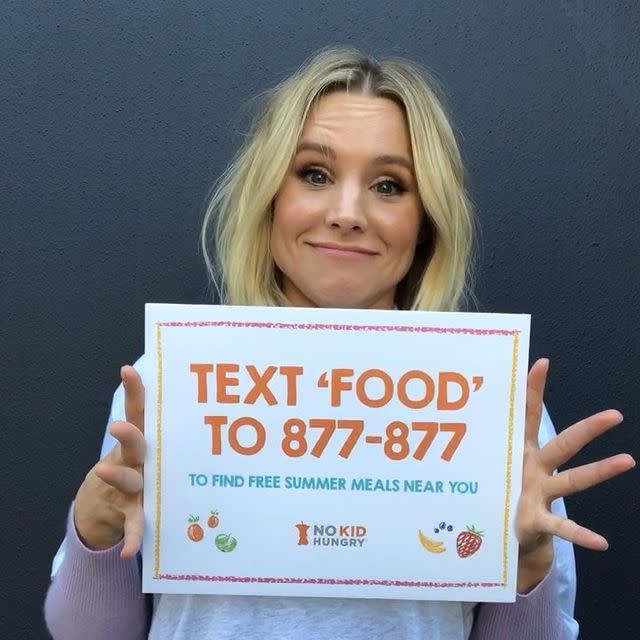 <p>Kristen is ready and generous with this advice because she wants to help people, and also because she is constantly considering what it means to be a good human. To that end, she works on behalf of dozens of philanthropies and regularly features teachers’ wish lists on her Instagram, she told <a href="https://www.womenshealthmag.com/life/a29342817/kristen-bell-mental-health-wellness/" rel="nofollow noopener" target="_blank" data-ylk="slk:WH;elm:context_link;itc:0;sec:content-canvas" class="link ">WH</a>. </p><p><a href="https://www.instagram.com/p/By8dobNHqAD/" rel="nofollow noopener" target="_blank" data-ylk="slk:See the original post on Instagram;elm:context_link;itc:0;sec:content-canvas" class="link ">See the original post on Instagram</a></p>