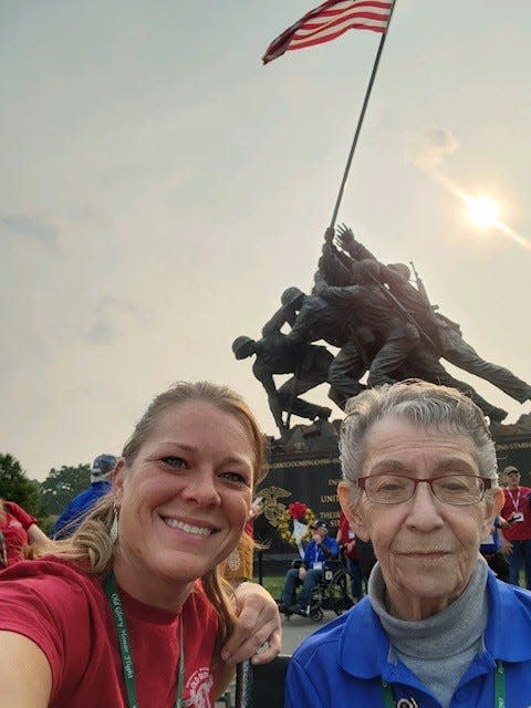 Ashley Smits and Carol Wheelock in Washington, D.C.