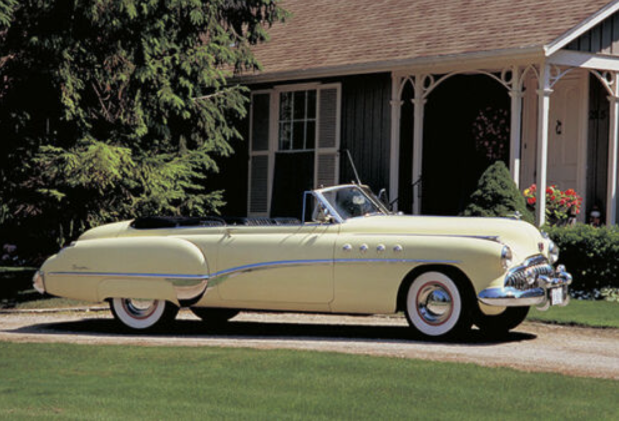 1949 Buick Roadmaster Riviera Convertible #2 - Promotional Photo Poster