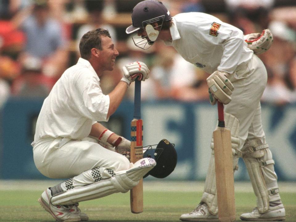 Atherton played 115 Test matches for England between 1989 and 2001 (Getty)
