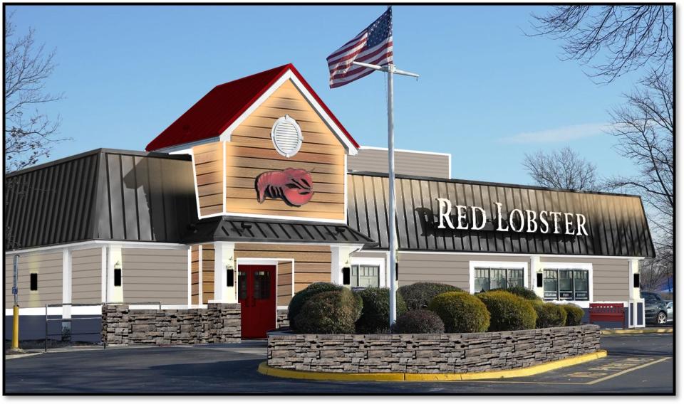 A Red Lobster restaurant. The national chain began in Lakeland, Florida, in the late 1960s.
