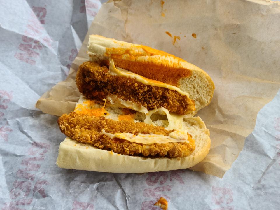 wawa hoagie Buffalo Breaded Chicken Strips