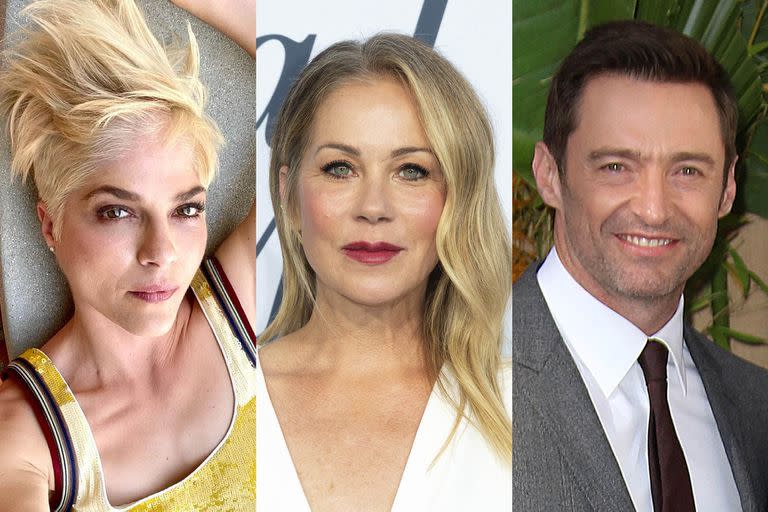 Selma Blair, Christina Applegate y Hugh Jackman, tres actores que compartieron con el público sus afecciones