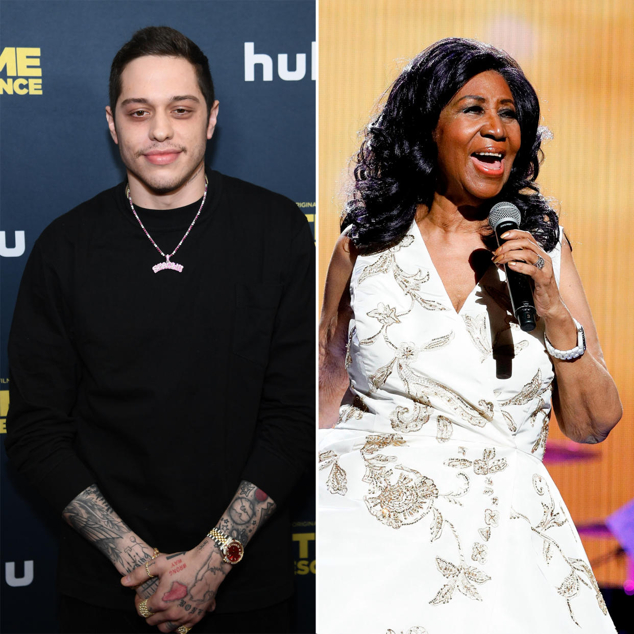 Pete Davidson Told Aretha Franklin s Family He d Like to Pay His R E S P E C T at Her Funeral