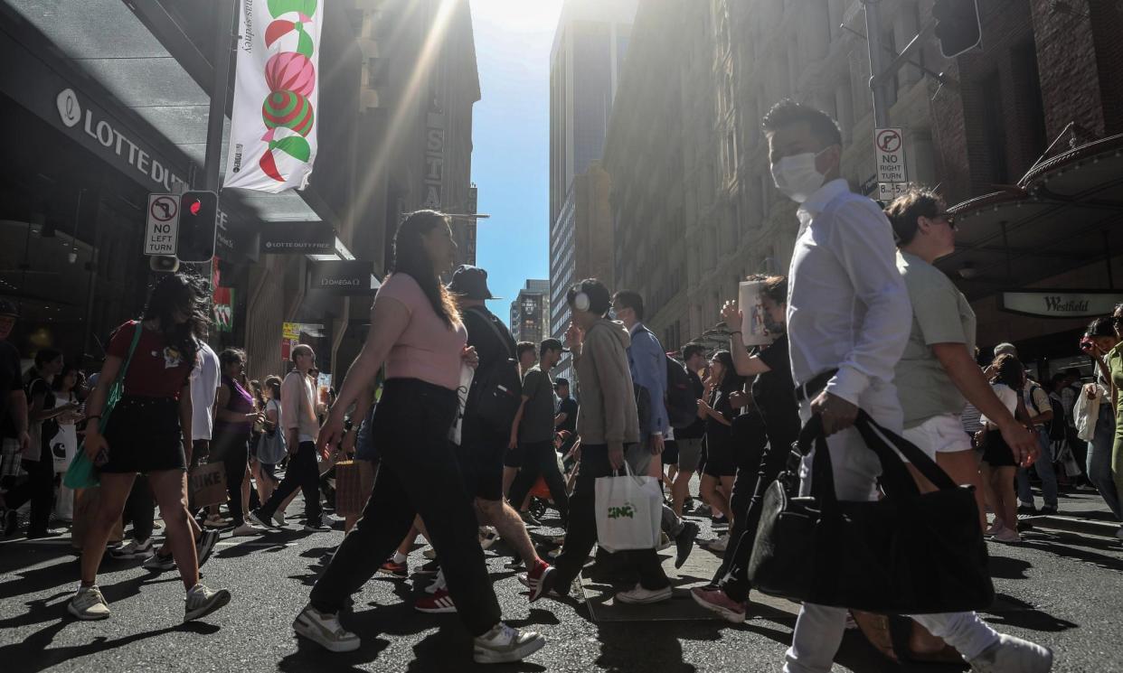 <span>The federal government has announced migration-cutting policies including English language requirements and a ‘genuine student’ test.</span><span>Photograph: Roni Bintang/Getty Images</span>