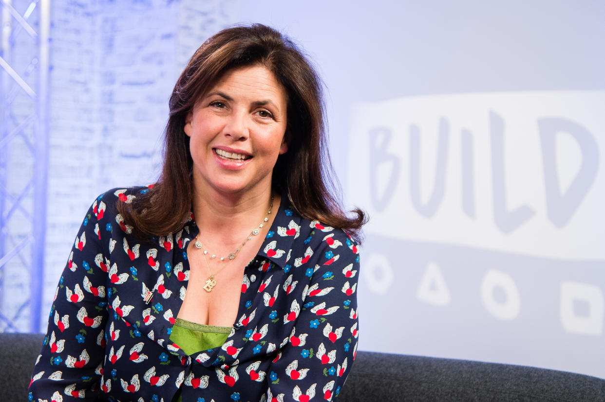 LONDON, ENGLAND - SEPTEMBER 28:  Kirstie Allsopp during a BUILD event at AOL London on September 28, 2018 in London, England.  (Photo by Jeff Spicer/Getty Images)