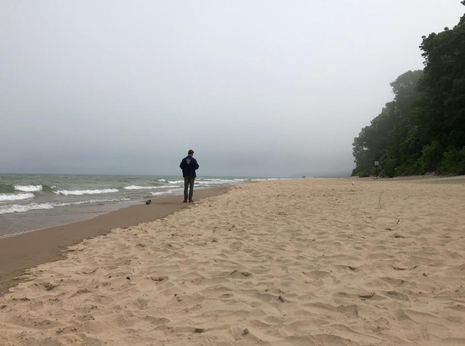 Hiking along Lake Michigan factors into one of the events this weekend.