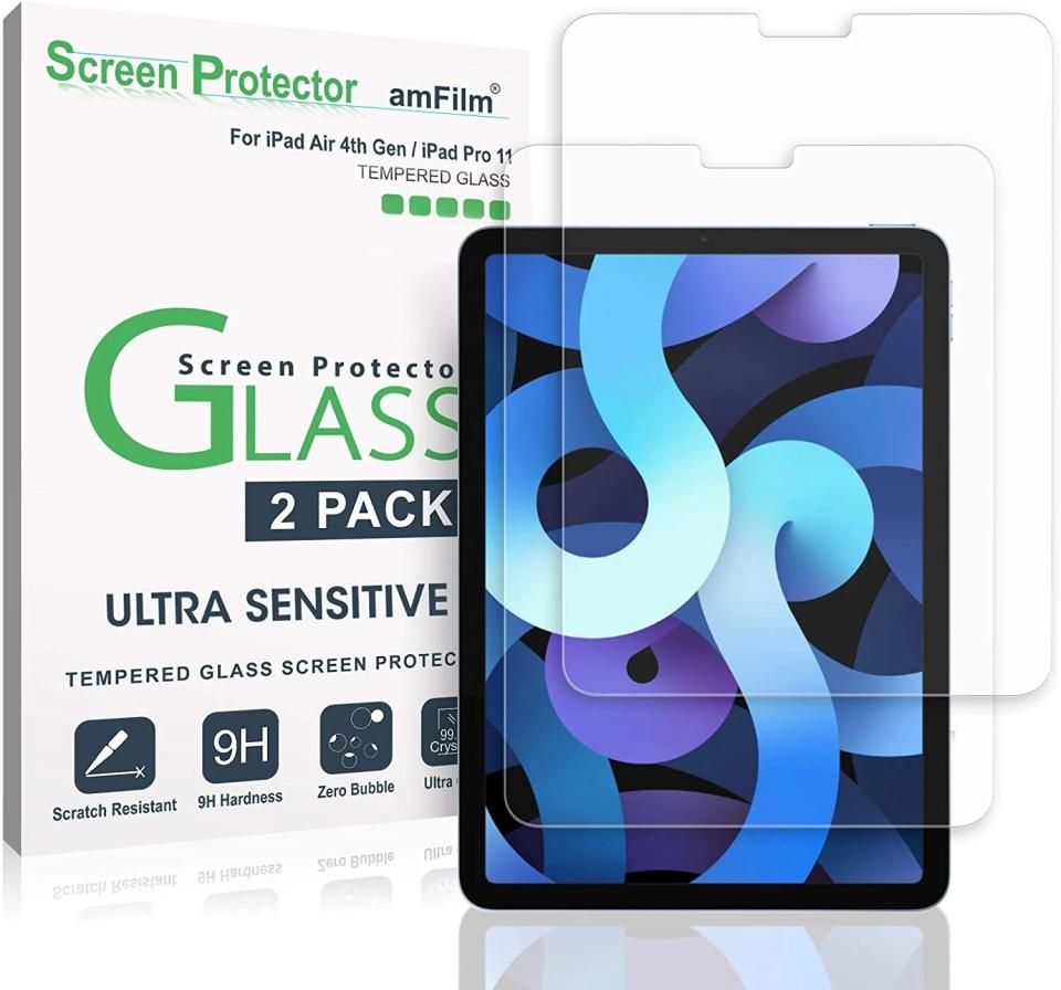 best iPad Pro accessories amfilm glass protector