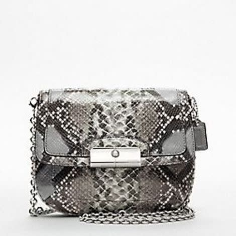 Coach Kristin embossed python crossbody bag, $238