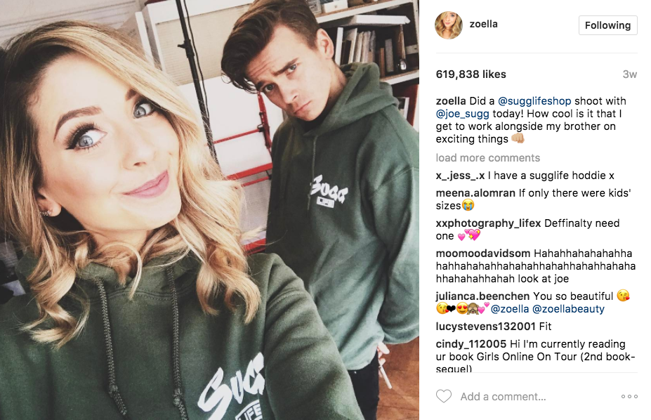 Zoella, la Youtubeuse beauté la plus influente