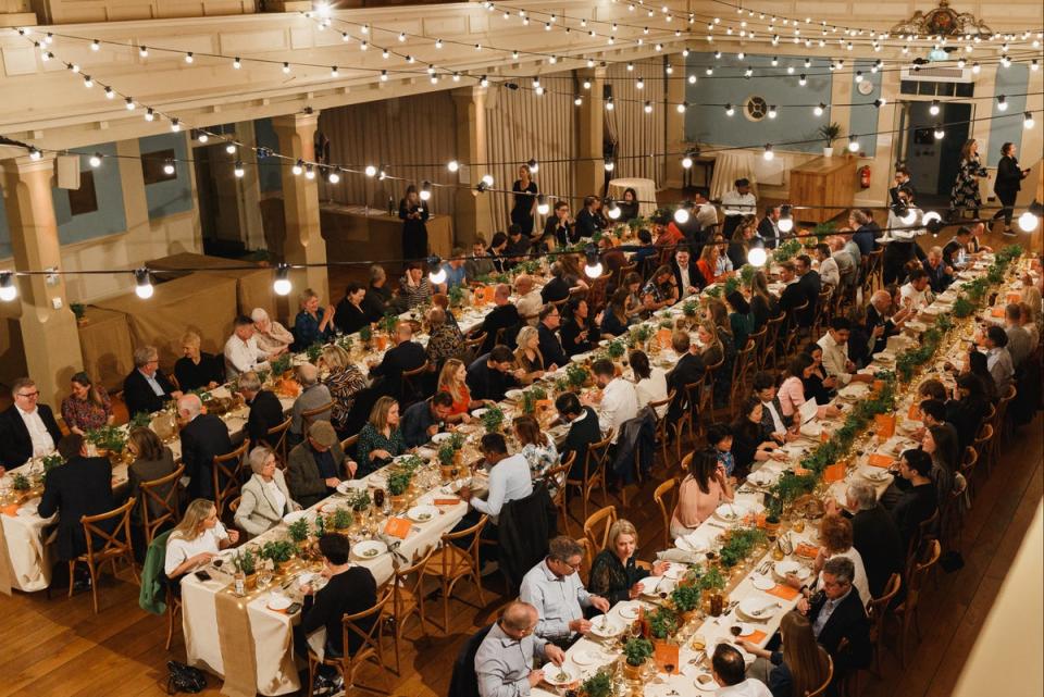 Sell-out: the opening night charity supper last year  (Piotrowski Photography)