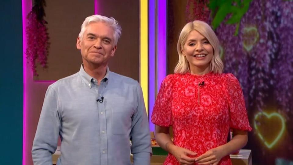 Phillip Schofield and Holly Willoughby on ‘This Morning’ (ITV/This Morning)