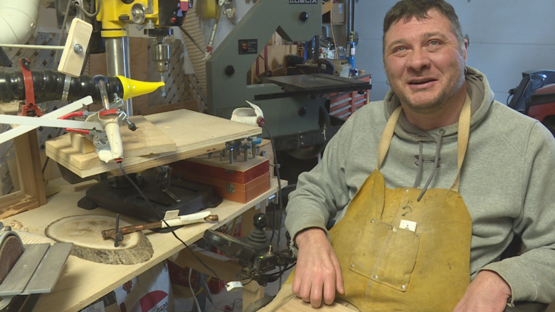 Catastrophic fall from tree sends man along road to woodworking success