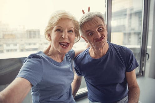 <span class="caption">Funny haha.</span> <span class="attribution"><a class="link " href="https://www.shutterstock.com/image-photo/waist-portrait-funny-old-man-woman-1048790306?src=wkij7S5Ny4ZwjyVKpI-cpA-2-0" rel="nofollow noopener" target="_blank" data-ylk="slk:Olena Yakobchuk/Shutterstock;elm:context_link;itc:0;sec:content-canvas">Olena Yakobchuk/Shutterstock</a></span>