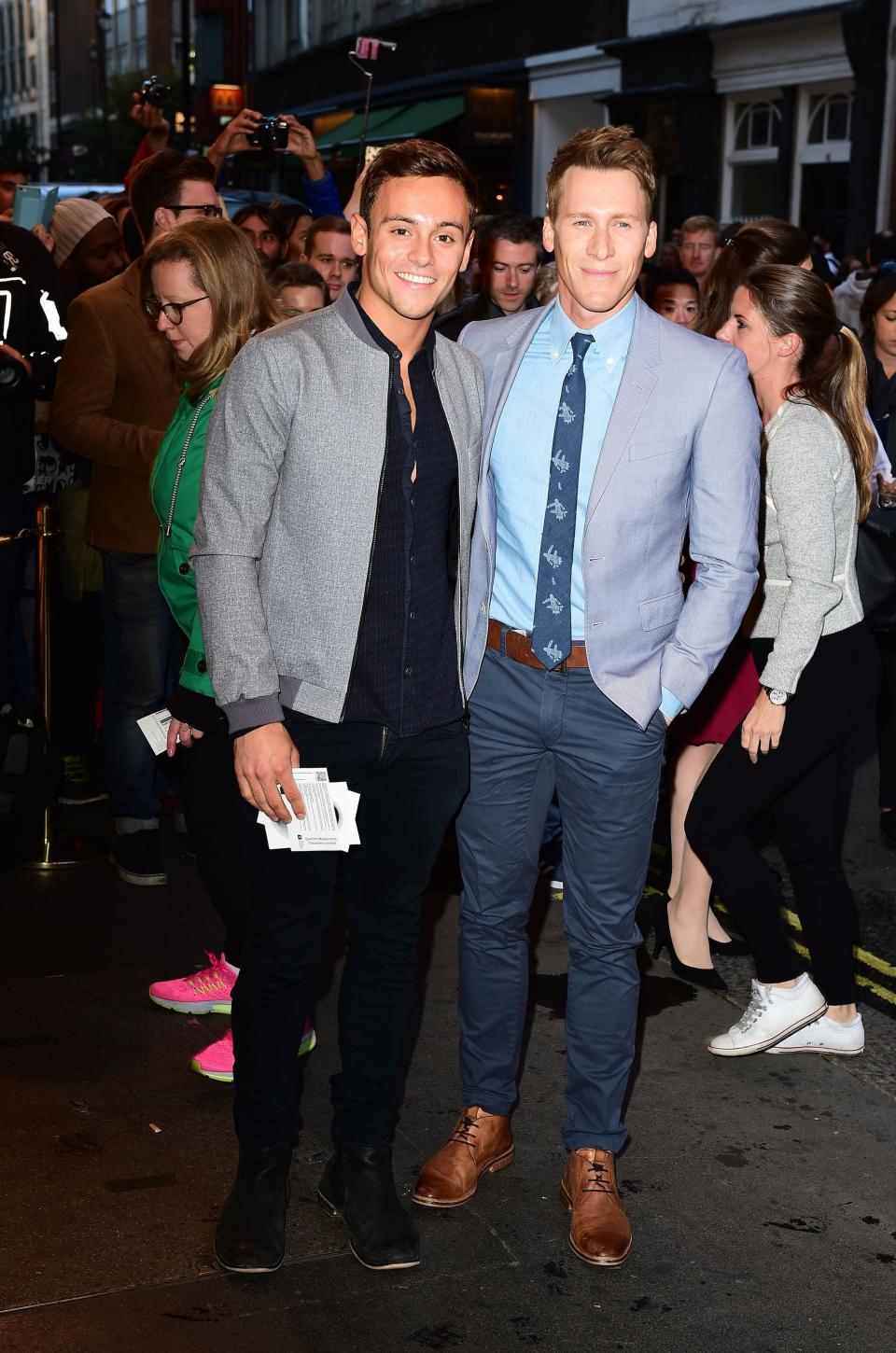 Tom Daley and Dustin Lance Black (PA) (PA Archive)