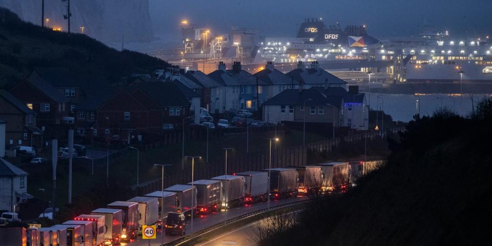 no deal brexit queues