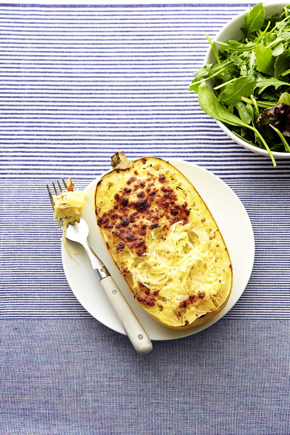 <p>After you've mastered the quicker microwave method, try upgrading a classic spaghetti squash boat with a quick creamy pan Alfredo sauce. The oven is entirely optional, but a nice broil for the top layer of cheese really seals the deal (maybe a job for <a href="https://www.goodhousekeeping.com/appliances/g251/best-toaster-ovens/" rel="nofollow noopener" target="_blank" data-ylk="slk:your toaster oven;elm:context_link;itc:0;sec:content-canvas" class="link ">your toaster oven</a>?). </p><p><a href="https://www.goodhousekeeping.com/food-recipes/a11886/spaghetti-squash-alfredo-recipe-ghk1114/" rel="nofollow noopener" target="_blank" data-ylk="slk:Get the recipe for Spaghetti Squash Alfredo »;elm:context_link;itc:0;sec:content-canvas" class="link "><em>Get the recipe for Spaghetti Squash Alfredo »</em></a></p>