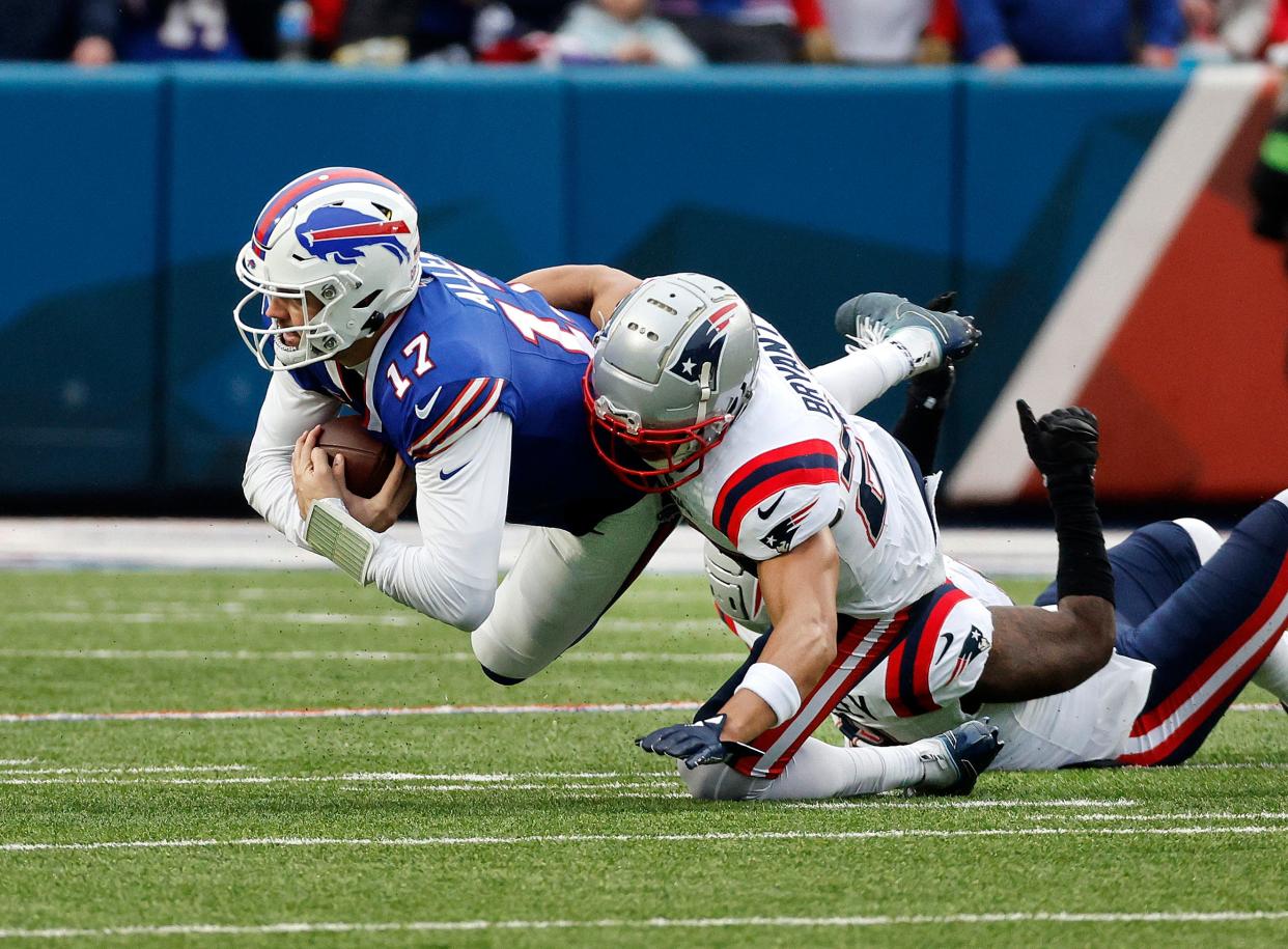 Josh Allen is 4-1 in postseason games played at Highmark Stadium.