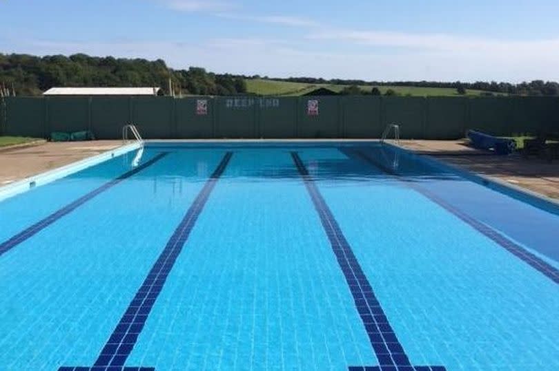 The open air swimming pool in Helmsley, North Yorkshire