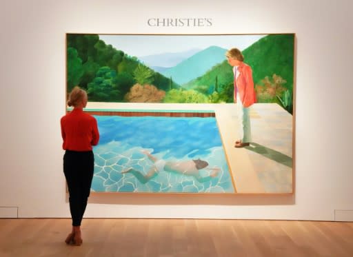 Hockney?s 'Portrait of an Artist (Pool with Two Figures)' set an auction record for a work by a living artist