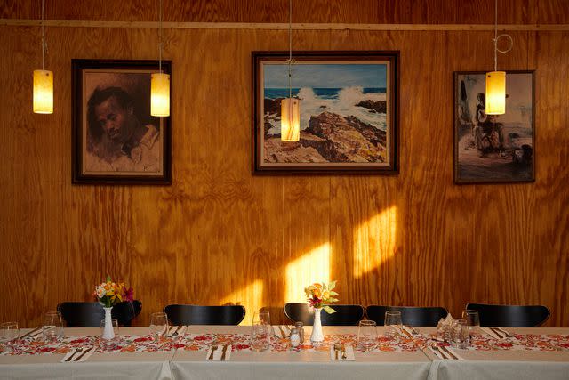 <p>Elizabeth Cecil</p> Chef Deon's Kitchen, inside the VFW Hall in Oak Bluffs.