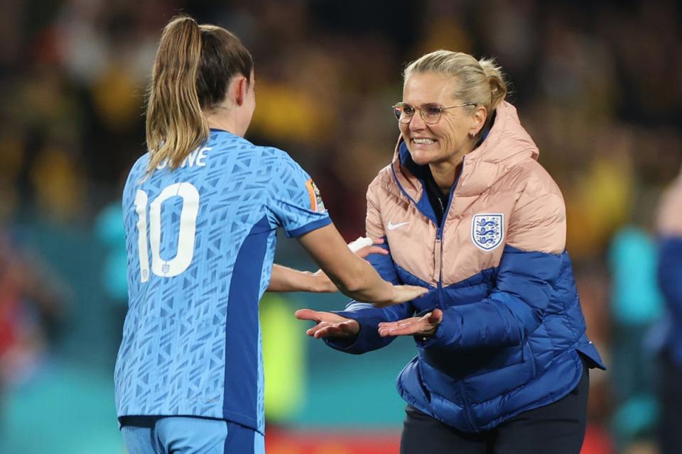 Sarina Wiegman has led England to their second major final at successive tournaments (Getty Images)