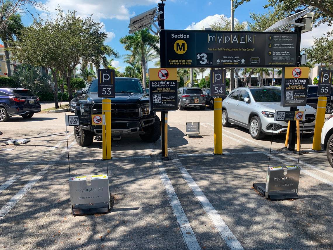Most parking at Dadeland Mall, The Falls and Dolphin Mall is free, though there are certain parking spots you’ll have to reserve and pay for with the MyPark app.