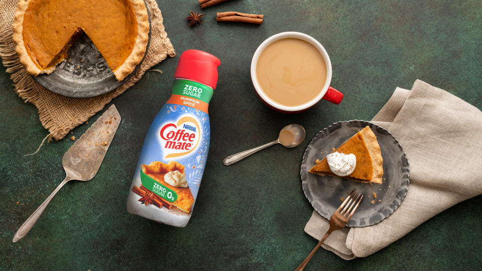 Coffee Mate Pumpkin Spice Creamer. (Coffee Mate)