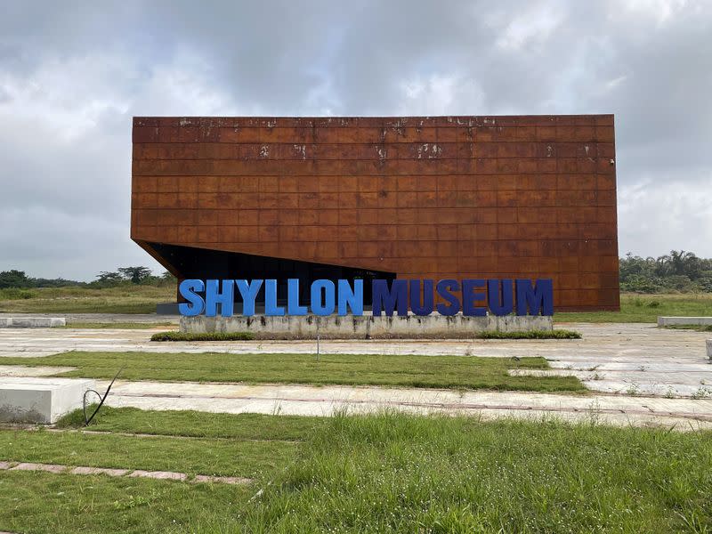 A general view of Shyllon Museum with exhibits donated to Pan-Atlantic University, in Lekki, Lagos State