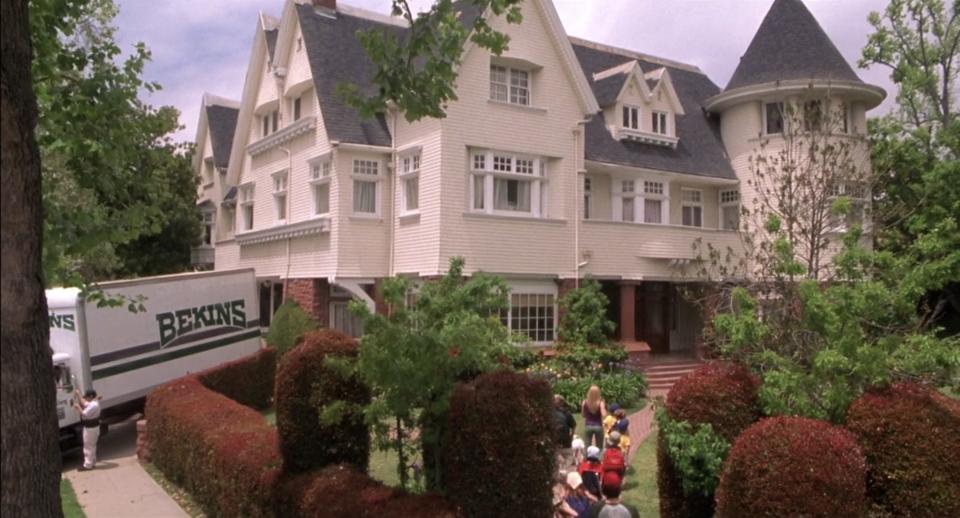 A screenshot of the home featured in "Cheaper by the Dozen."