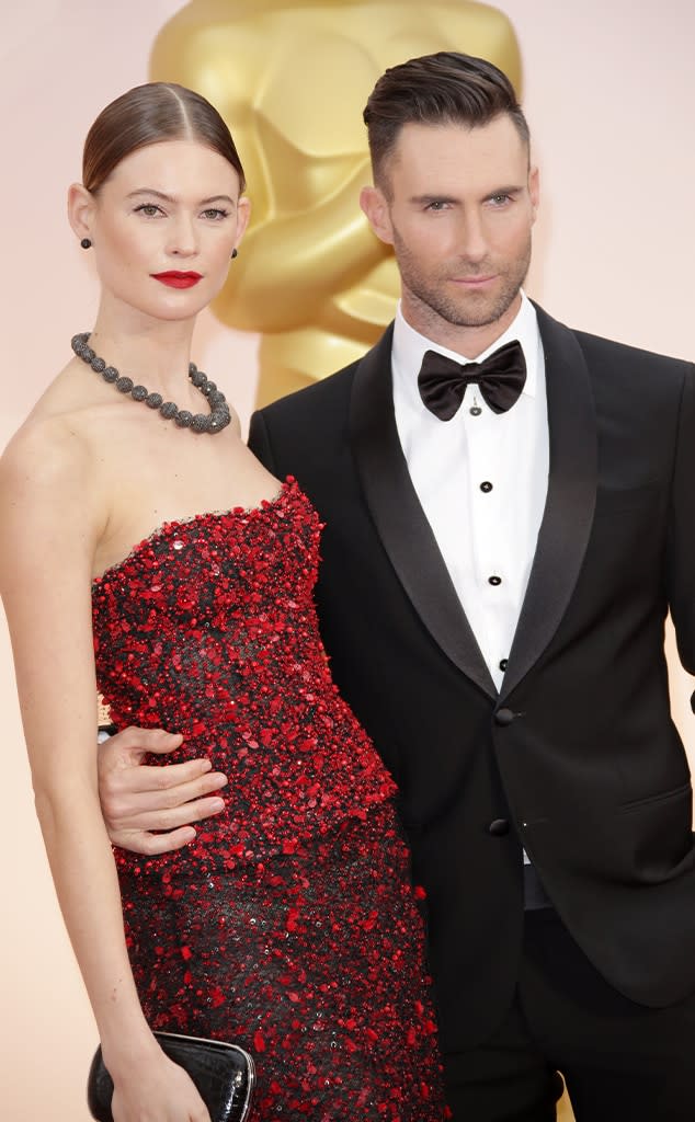 Adam Levine & Behati Prinsloo