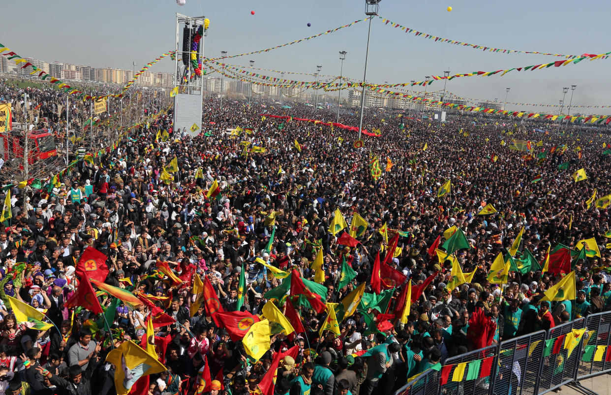 Newroz 2013 in Diyarbakır (Bild: AP Photo)