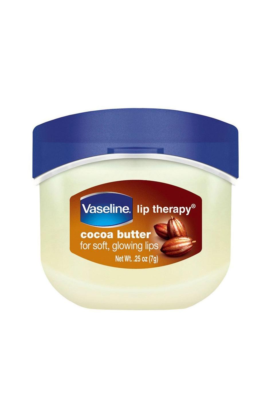 7) Vaseline Lip Therapy Cocoa Butter