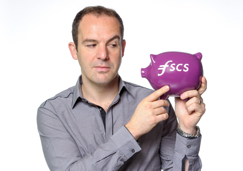 EMBARGOED TO 0001 MONDAY JANUARY 14. Financial expert Martin Lewis supports the Financial Services Compensation Scheme (FSCS) in raising awareness about protection for UK-authorised savings.