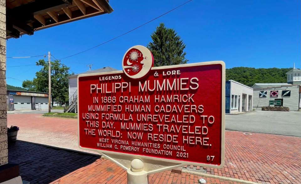 Who can't go visit the museum after reading the historical marker outside?