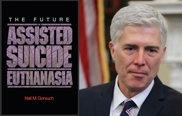 “The Future of Assisted Suicide and Euthanasia” by Neil M. Gorsuch. (Amazon.com-Chip Somodevilla/Getty Images)