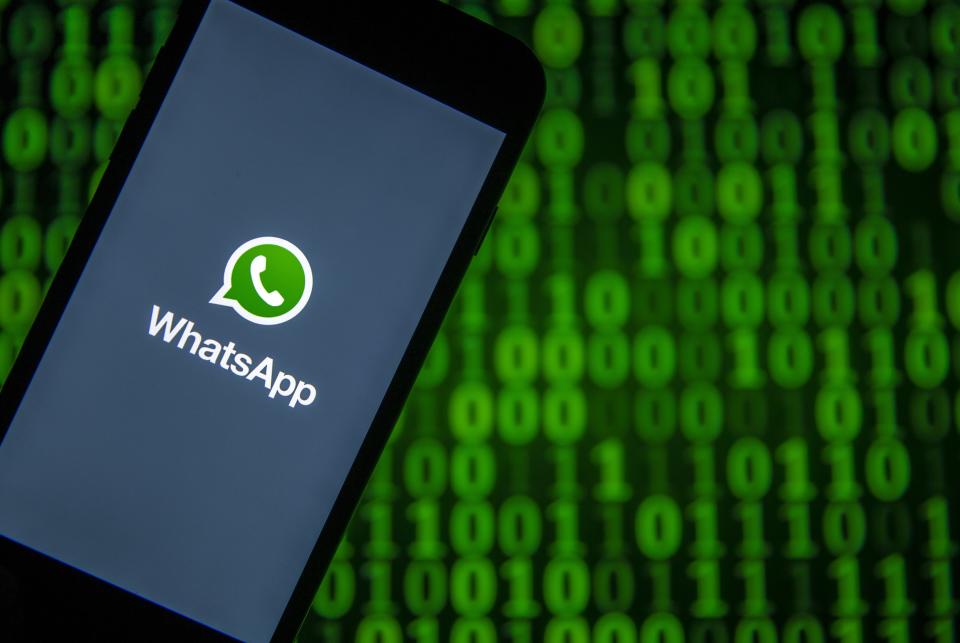 ANKARA, TURKEY - DECEMBER 10: A phone screen displays the logo of WhatsApp application in Ankara, Turkey on December 10, 2019 (Photo by Ali Balikci/Anadolu Agency via Getty Images)