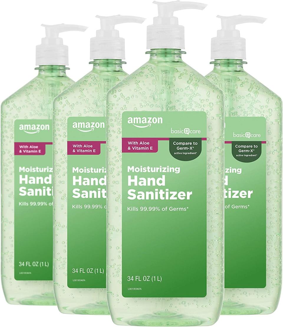 Amazon Basic Care Moisturizing Aloe Hand Sanitizer